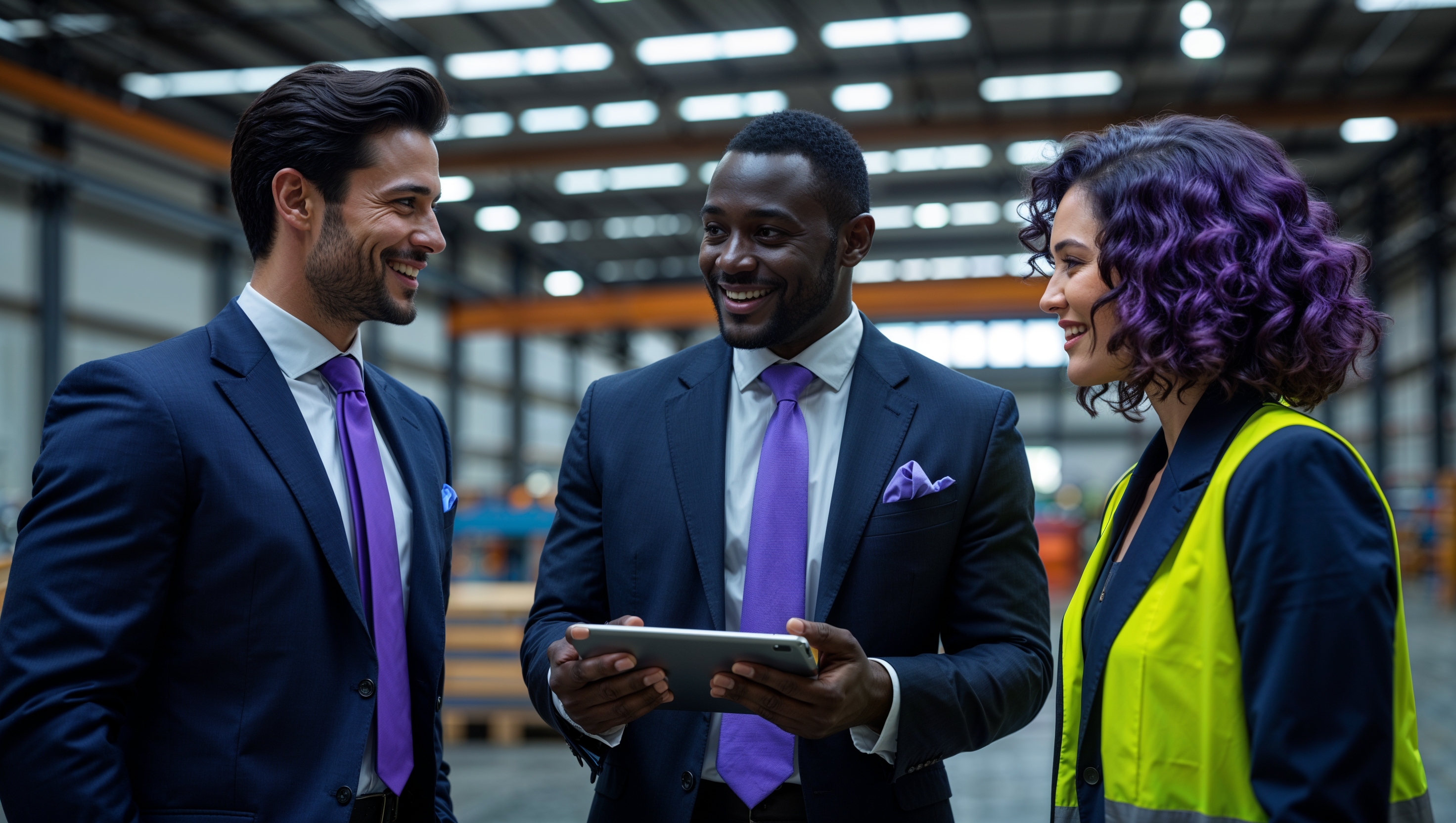 A UK manufacturing SME owner reviewing AI-connected admin workflows