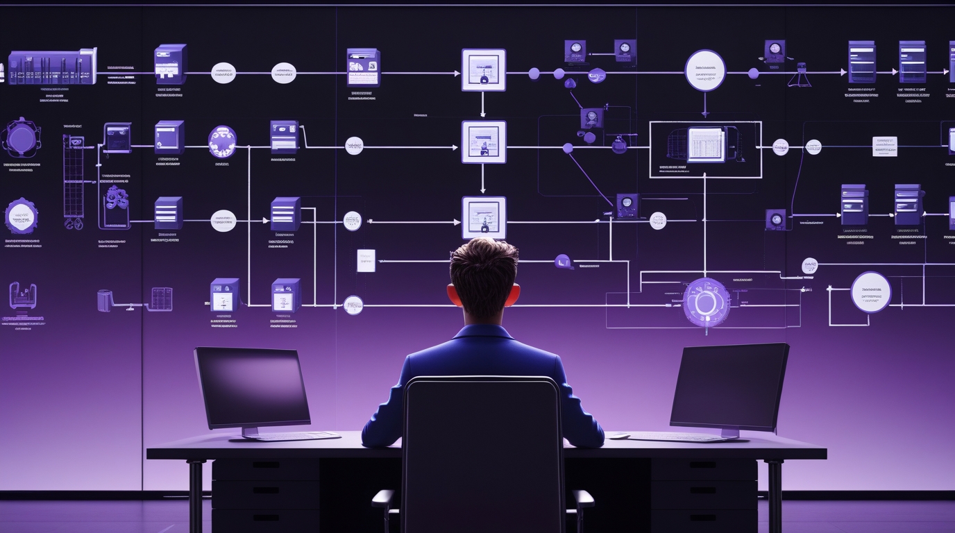 An AI Implementation Sprint mid-build, in an SME office