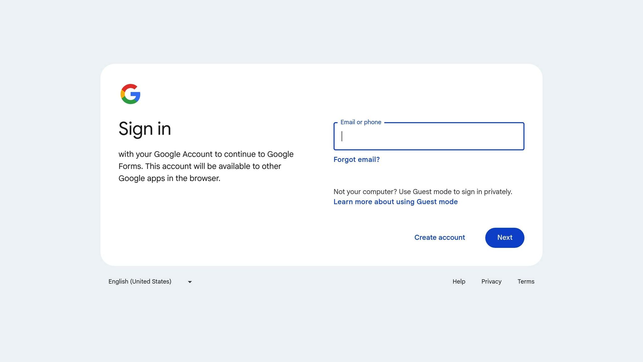 Google Forms