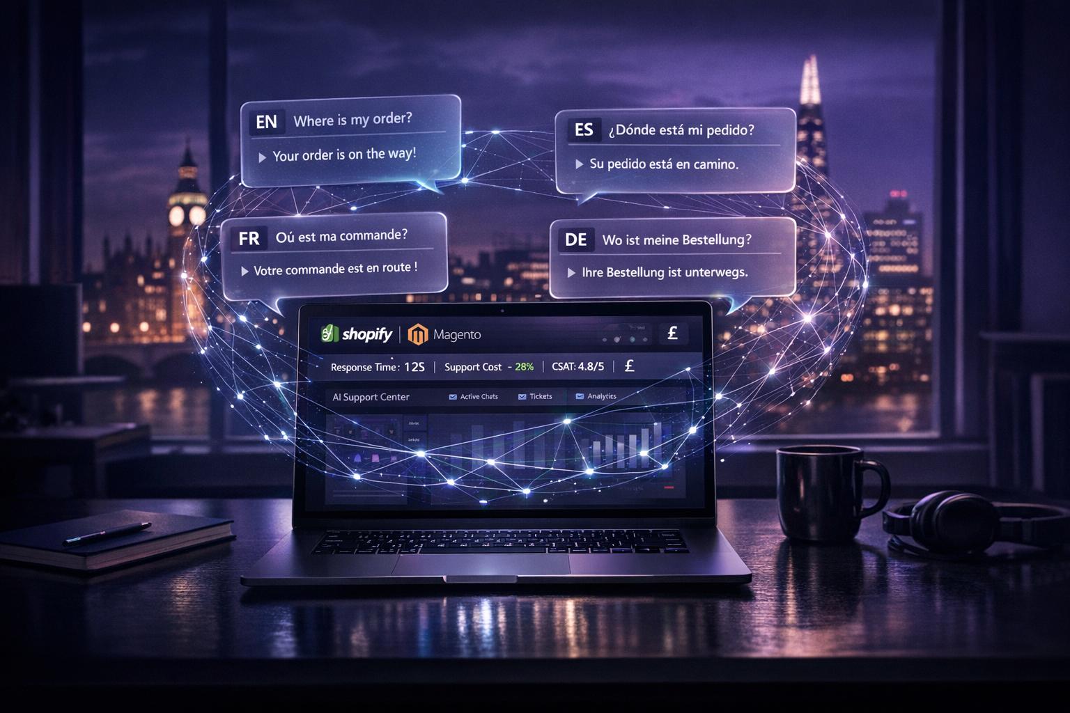 Multilingual AI customer support tools for ecommerce